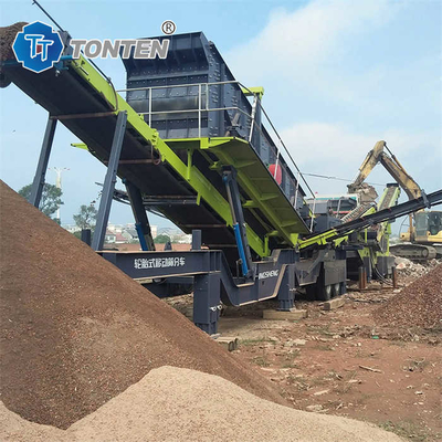 Construcción de la línea de reciclaje de residuos de hormigón triturador semiautomático