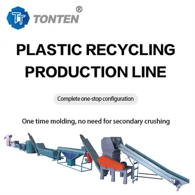 Línea de limpieza para el reciclaje de botellas de PET Equipo de reciclaje para el trituración de plásticos