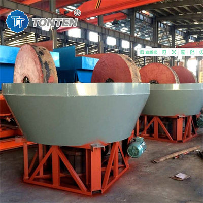 Máquina de molienda redonda de oro Molino de paneles húmedos 1200 Separador de minería de oro para África