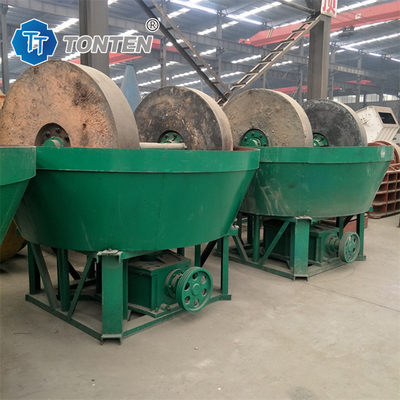 Grinder de oro de piedra de oro de rodillo de molienda húmeda máquina de molino de la sartén para África