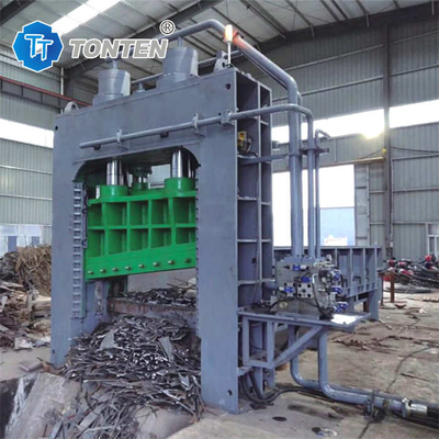 Máquina automática de corte de chatarra de metales de chatarra de automóviles Tijeras hidráulicas de pórtico