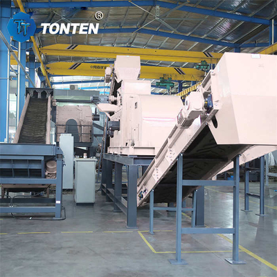 Máquina de clasificación de desechos de metal totalmente automática Línea de producción de reciclaje