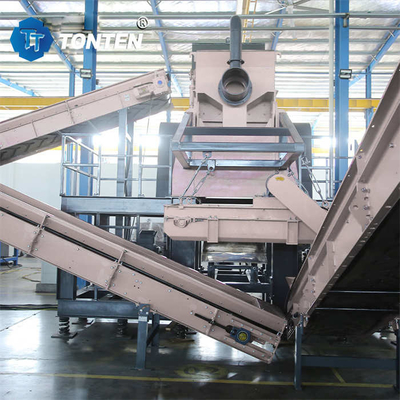 Máquina de clasificación de desechos de metal totalmente automática Línea de producción de reciclaje