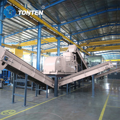 Máquina de clasificación de desechos de metal totalmente automática Línea de producción de reciclaje