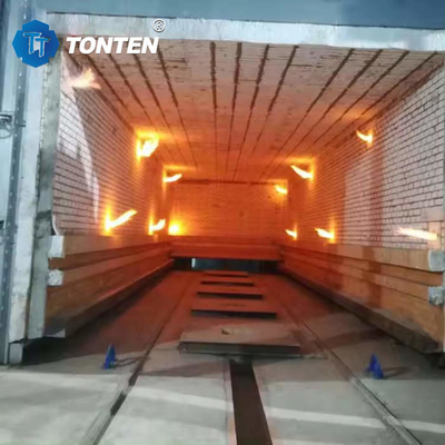 Fuego de túnel industrial Cerámica de ladrillo Sinterización de secado Fuego de túnel