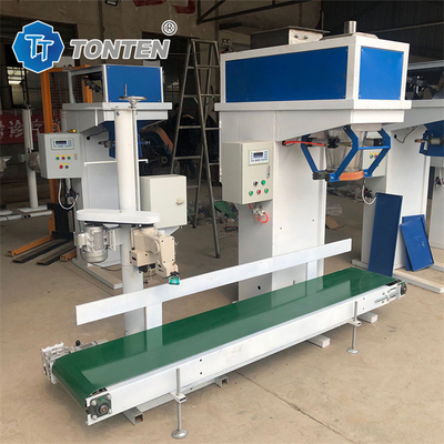 Máquina automática de pesaje y embalaje de partículas para el relleno pesometrico de arroz para piensos de maíz