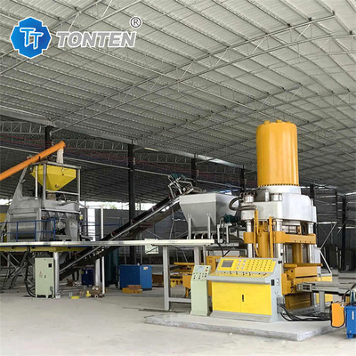 Construcción de la línea de reciclaje de residuos de hormigón triturador semiautomático