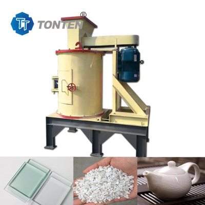 75kw Vertical Rock Quartz Stone Crusher Machine para el trituración de cerámica de vidrio