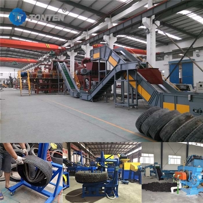 Línea de producción de trituradoras de caucho