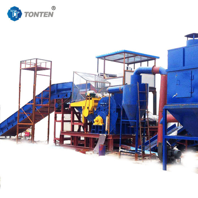 Máquina de reciclaje de chatarra industrial Línea de producción