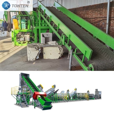 Maquinaria automática de línea de producción de trituración de basura para el hogar