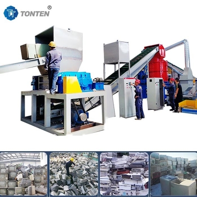 Maquinaria automática de línea de producción de trituración de basura para el hogar
