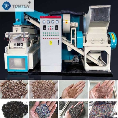 Máquina de reciclado de granulador de alambre de desperdicio de cobre alambre seco de cobre máquina de arroz