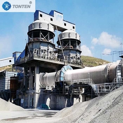 Horno giratorio de magnetita de dióxido de titanio de cemento en una planta de cemento