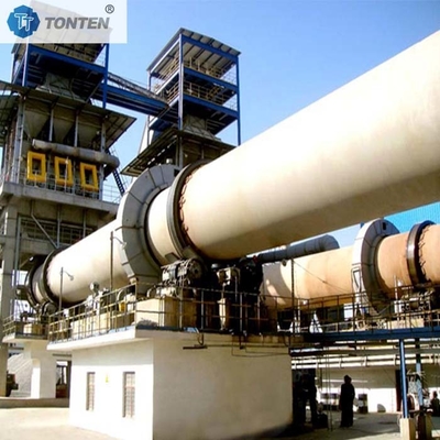 Línea de producción de horno rotativo de cemento residuos sólidos horno rotativo de cerámicas