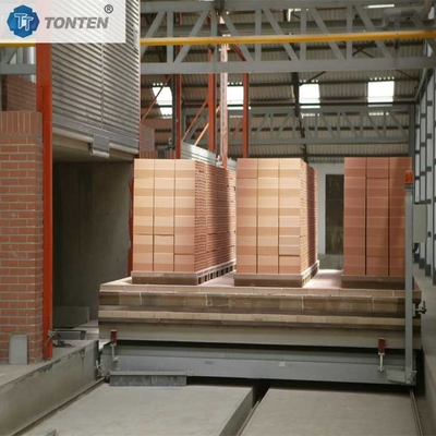 Equipo eléctrico automático de horno de túnel Placa de empuje calcinada a gas