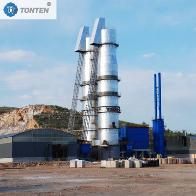 Horno de cemento rotativo vertical horno de cemento vertical residuos de construcción carbón gangue calcinación de cal