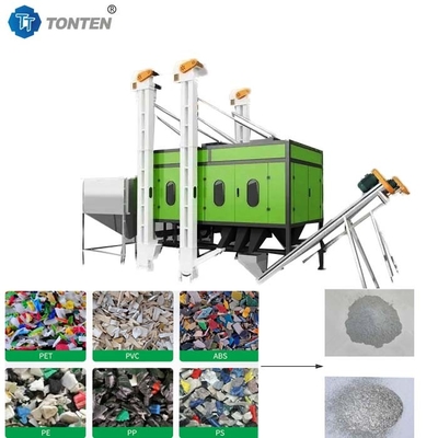 Planta de reciclado de chatarra de metal y aluminio Máquina de separación de plástico
