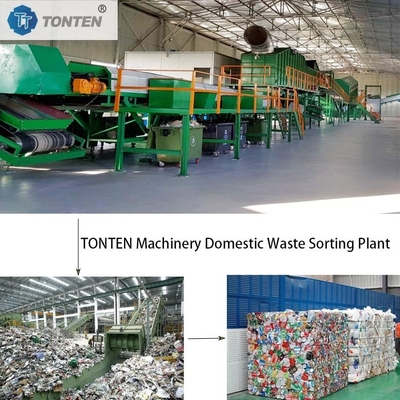 RDF Recycling Sorting Packaging Wrappers Cartones Plantas de residuos