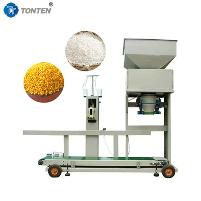 Máquina de embalaje de plástico para el sellado de pellets de pesaje 25kg 50kg