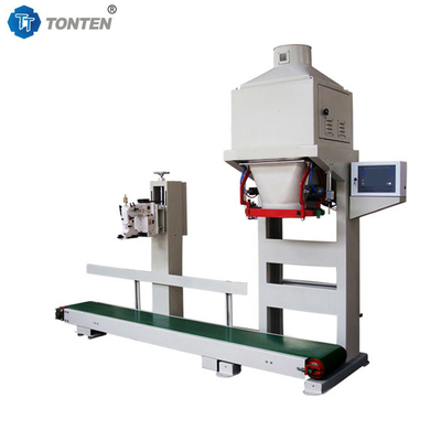 Máquina de embalaje de sellado de pesaje 25-50KG Máquina de embalaje de bolsas para polvo granular