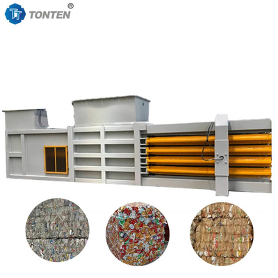 Envasado de papel en lata de aluminio Máquina de embalaje hidráulica Compresor de metal
