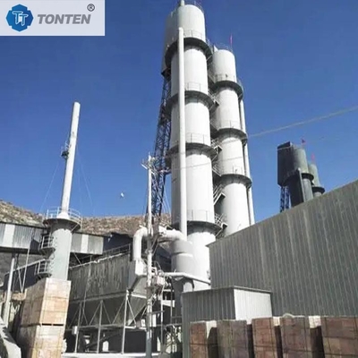 Línea de producción de horno de cal de cemento vertical de eje de horno de cal activo