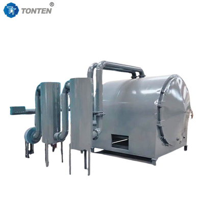 Máquina de producción de carbón de horno de carbonización de flujo de aire de árboles de madera