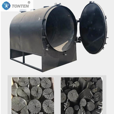 Horno de carbonización de carbón de madera Máquina de carbonización horizontal