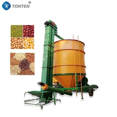 Máquina de secado de maíz pequeña torre mecánica móvil para granjas de trigo de arroz de granos de grano