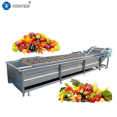 Máquina de limpieza de frutas y verduras de lechuga personalizada 500-1000 kg/hora