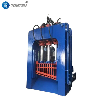 Máquina de corte de hierro hidráulico de pórtico industrial para cortar escombros de metal