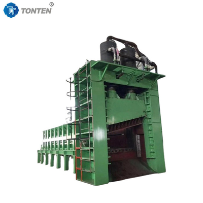 Máquina de corte de hierro hidráulico de pórtico industrial para cortar escombros de metal