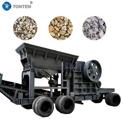 Potente fuerza de trituración y funcionamiento estable triturador de mandíbula para minas de metales