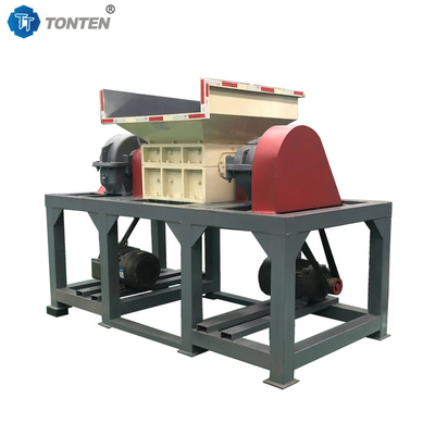 China Fabricante de maquinaria para triturar residuos de metal de aluminio de doble eje