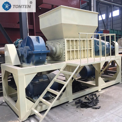 China Fabricante de maquinaria para triturar residuos de metal de aluminio de doble eje