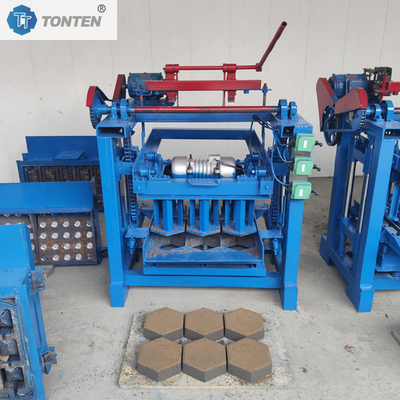 4-35A Máquina semiautomática de moldeo de bloques para la fabricación de ladrillos porosos