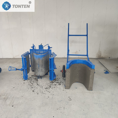 Máquina de ladrillo de canaleta fija Fabricante de ladrillos hidráulicos portátiles para proyectos de conservación de agua