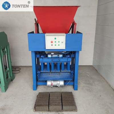Equipo semiautomático para la fabricación de ladrillos de hormigón