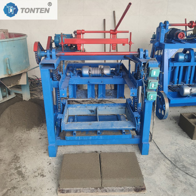 4-35A Máquina semiautomática de moldeo de bloques para la fabricación de ladrillos porosos