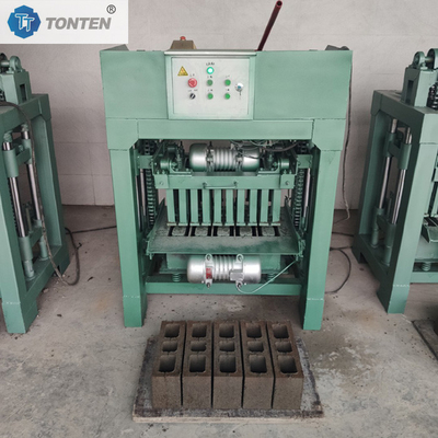 Máquina de moldeado de bloques semiautomática con sistema de control PLC Máquina de ladrillo