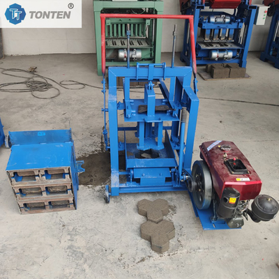 Máquina para hacer ladrillos de bloques de diesel