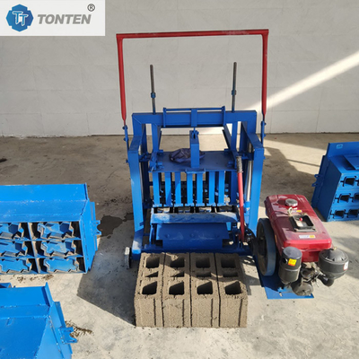 Máquina para hacer ladrillos de bloques de diesel