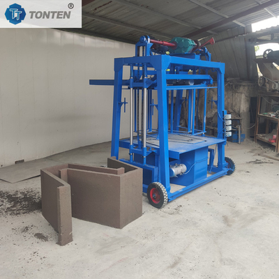 Máquina de fabricación de ladrillos de bloque de interconexión hidráulica en Kenia