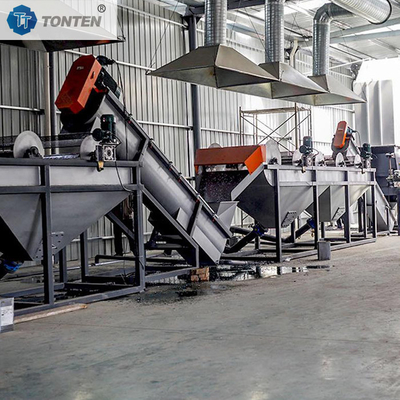 Tecnología de línea de limpieza de trituradoras de botellas de plástico
