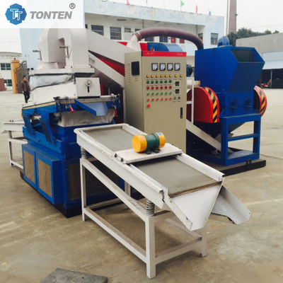 Máquina granuladora de alambre de cobre para reciclaje y separación de plástico y cobre