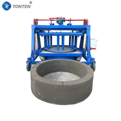 Prefabricated Hydraulic Canal Brick Machine Well Pipe Brick Machinery