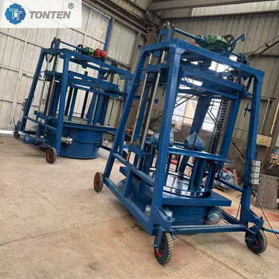 Máquina para fabricar anillos y tuberías de hormigón prefabricado para pozos de registro y ladrillos para proyectos de conservación del agua