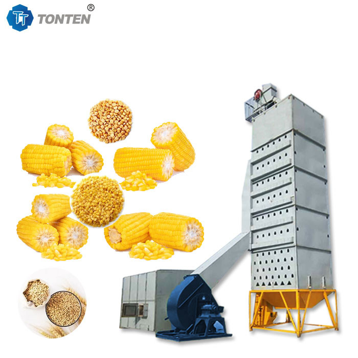 Máquina de secado de torres de cereales trigo sorgo maíz torres de secado de granos
