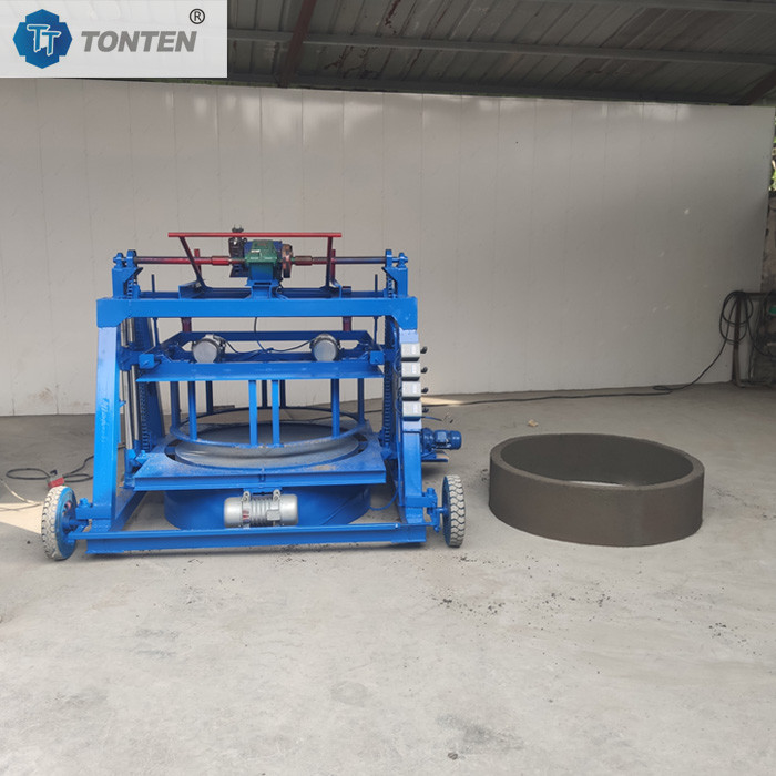 Máquina para hacer bloques de ladrillo tipo U